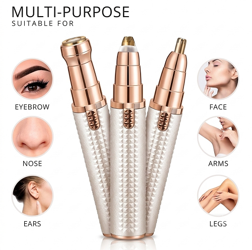 3 In 1 Flawless Facial Hair Remover & Eyebrow Trimmer